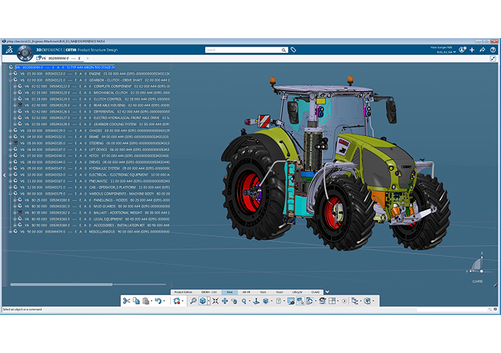 Foto El fabricante de equipamiento agrícola CLAAS adopta el enfoque plataforma con Dassault Systèmes para crear equipos inteligentes y energéticamente eficientes.